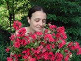 Karen with Flowers