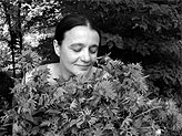 Karen with Flowers